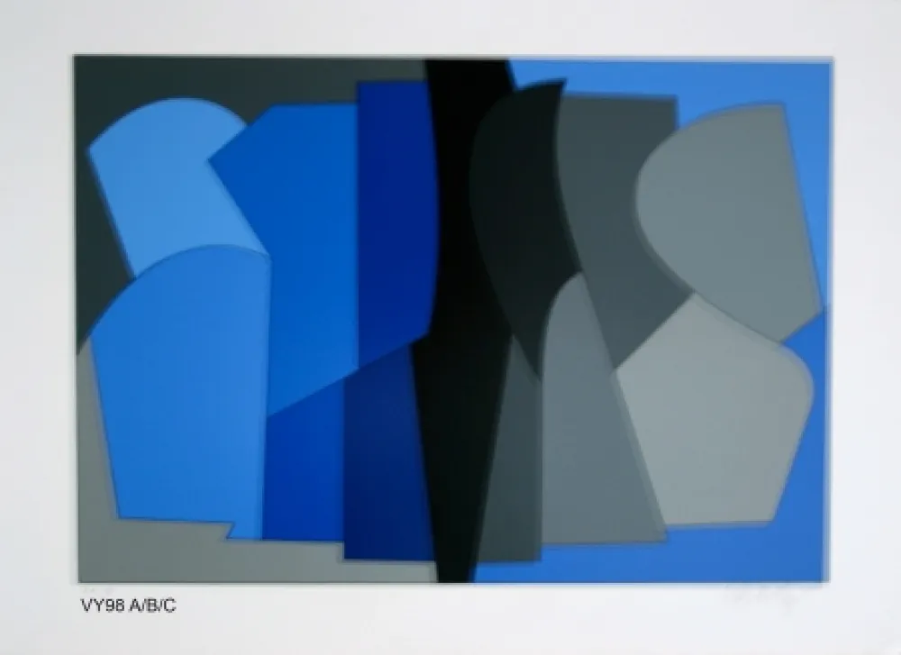 シルクスクリーン Vasarely - Siris kek