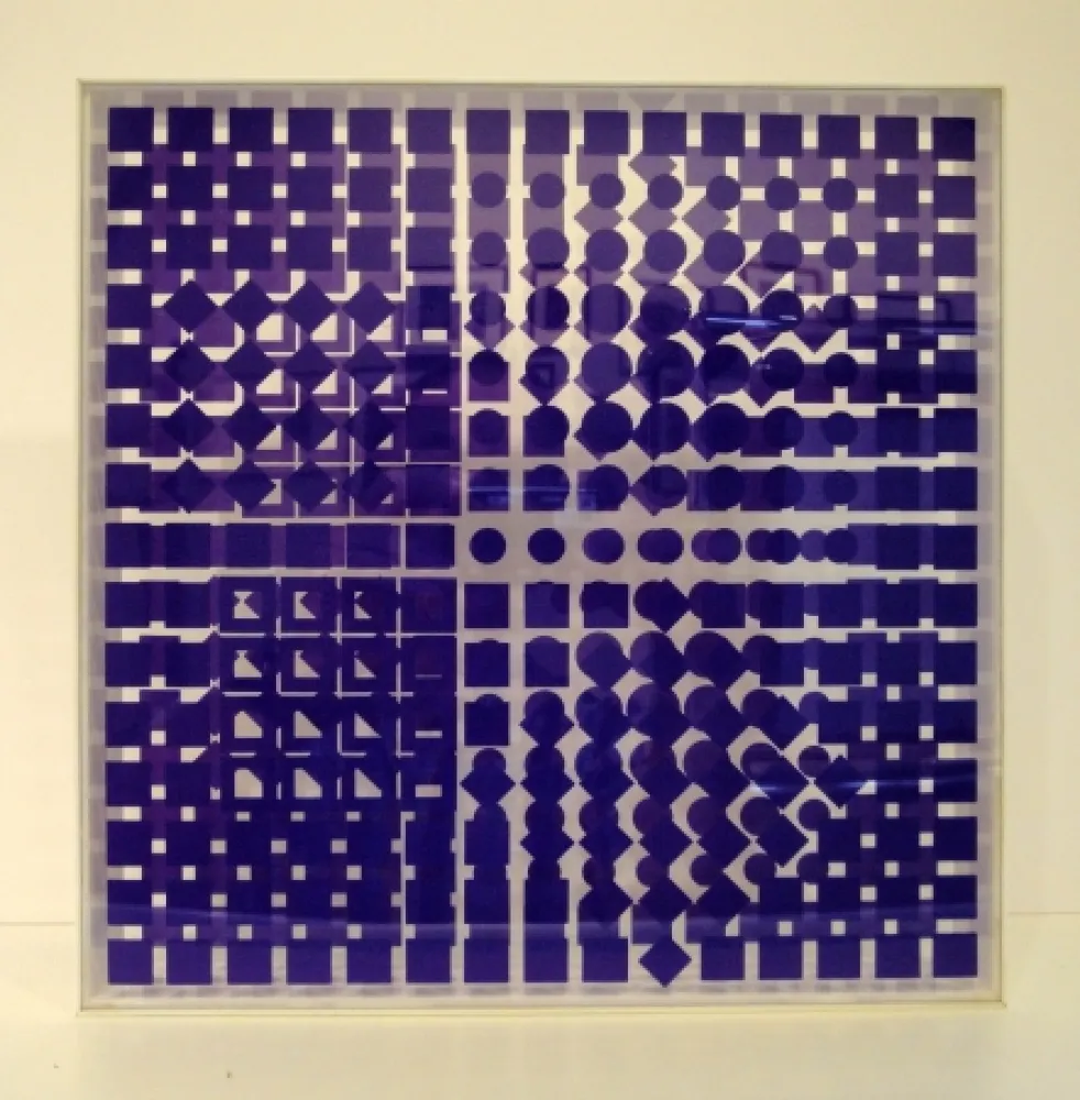 シルクスクリーン Vasarely - Transparences: Tsillag