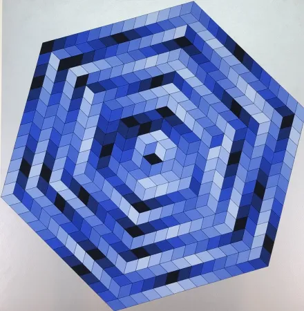 リトグラフ Vasarely - Untitled 