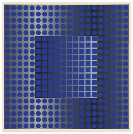 シルクスクリーン Vasarely - Untitled