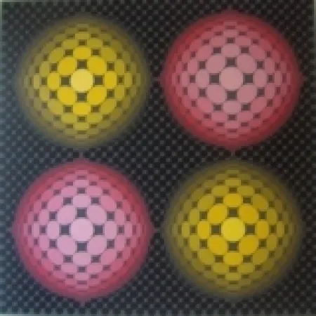 シルクスクリーン Vasarely - Untitled