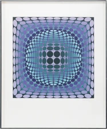 シルクスクリーン Vasarely - Untitled