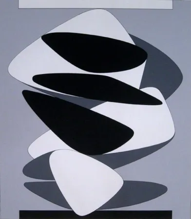 シルクスクリーン Vasarely - Untitled