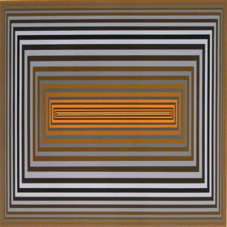 シルクスクリーン Vasarely - Untitled