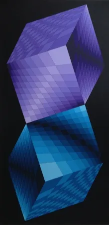 シルクスクリーン Vasarely - Untitled