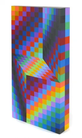 技術的なありません Vasarely - Untitled Sculpture