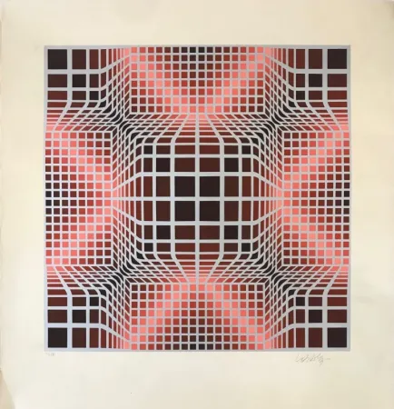 シルクスクリーン Vasarely - Vorosh Arg 