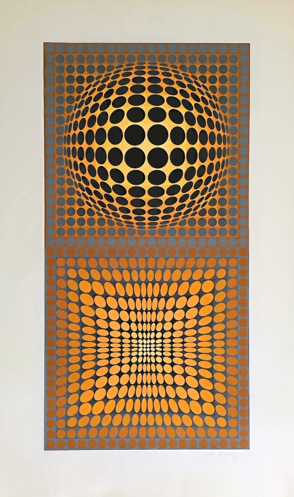 シルクスクリーン Vasarely - VP-118