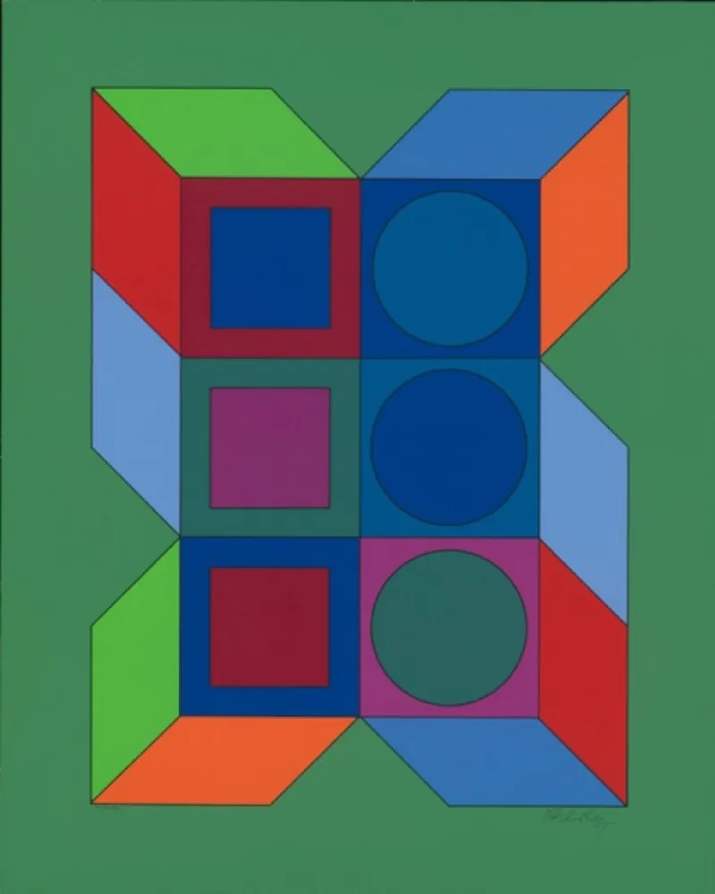 多数の Vasarely - XLV