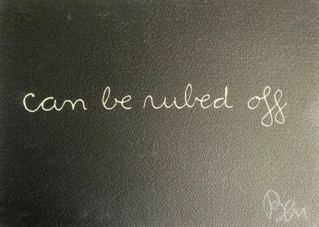 シルクスクリーン Vautier - Can be ruled off