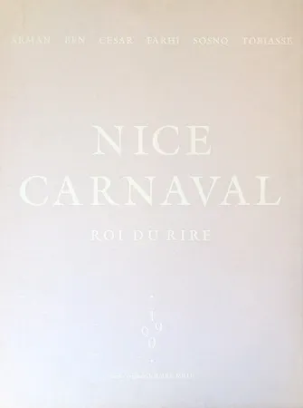 リトグラフ Vautier - Carnaval de Nice