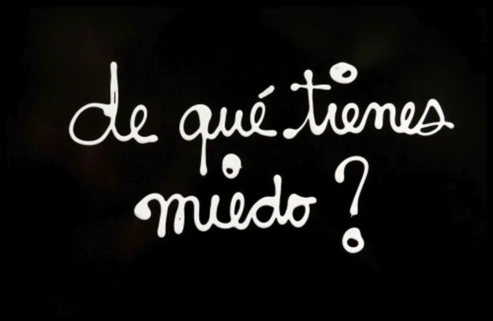 シルクスクリーン Vautier - De qué tienes miedo?