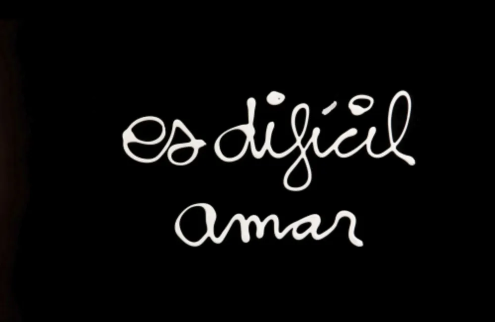 シルクスクリーン Vautier - Es difícil amar