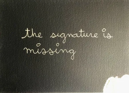 シルクスクリーン Vautier - The signature is missing