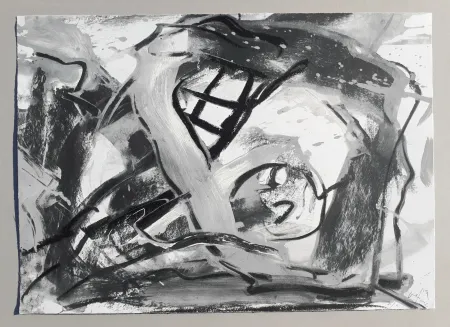 シルクスクリーン Vedova - Composizione