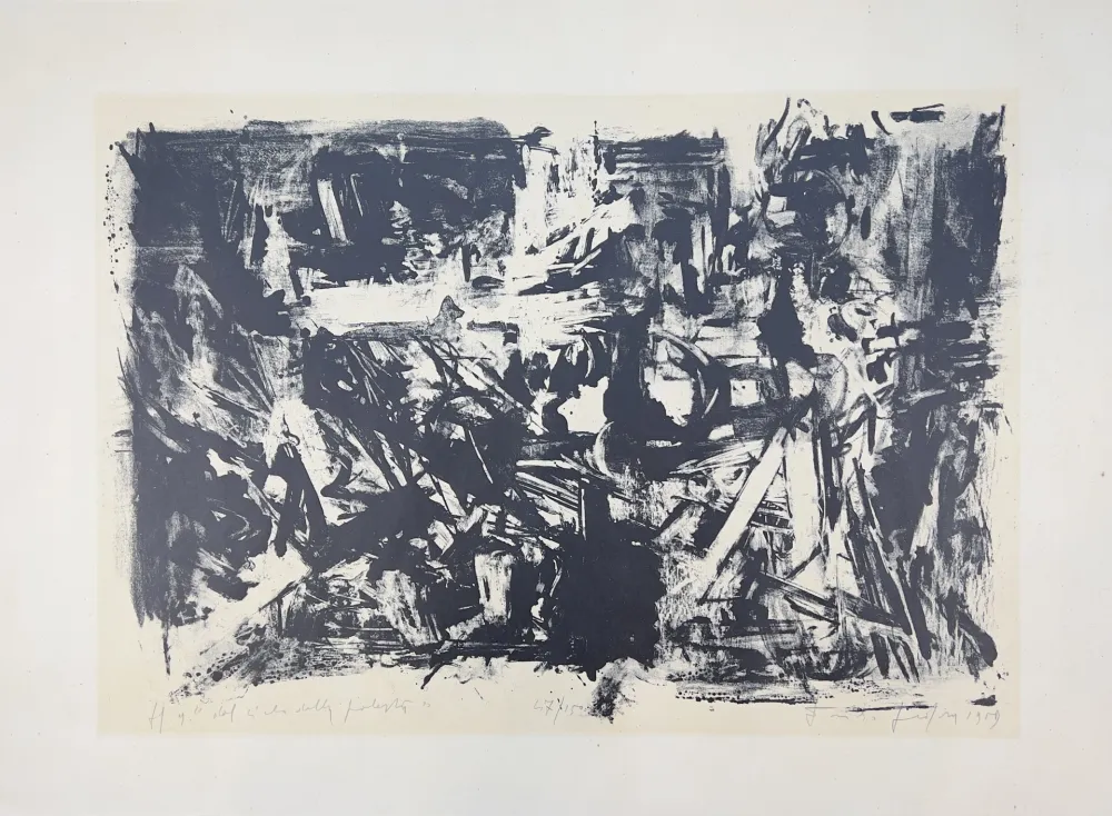 リトグラフ Vedova - Dal ciclo della protesta - n. 9