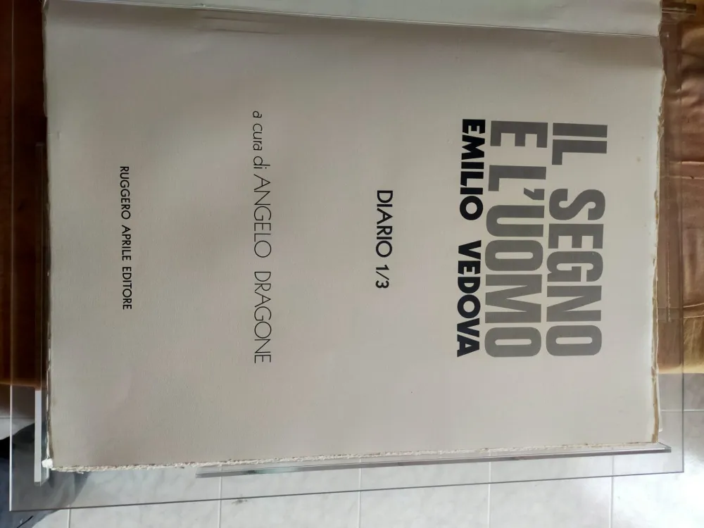 エッチングと　アクチアント Vedova - Il segno e l'uomo DIARI 1/3 