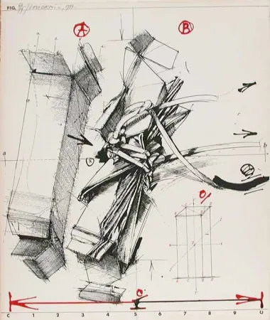 リトグラフ Velickovic - BOITES