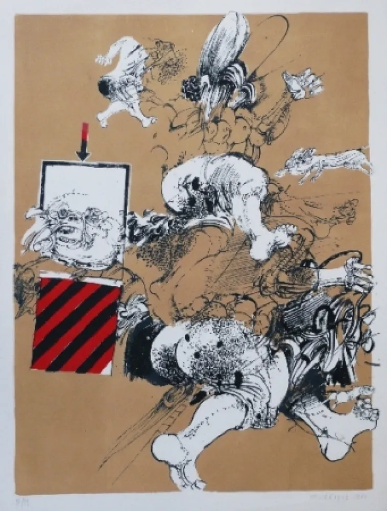 リトグラフ Velickovic - FIGURE