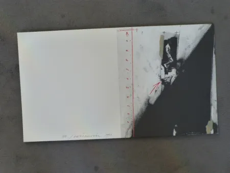 リトグラフ Velickovic - Homme debout 