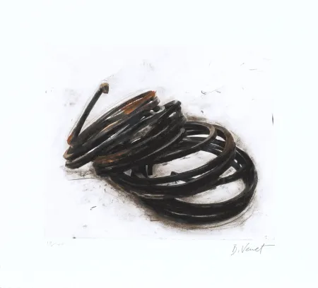 エッチング Venet - Effondrement - Indeterminate Lines 05