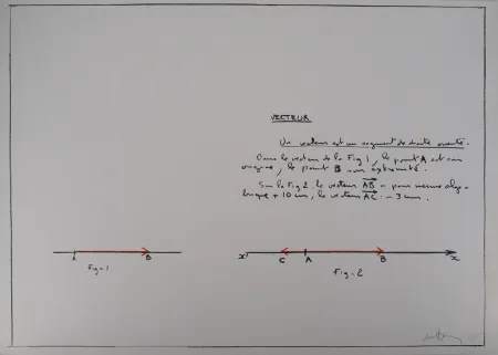 シルクスクリーン Venet - Un Vecteur