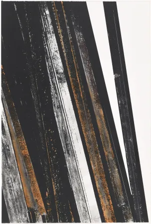 シルクスクリーン Venet - Untitled II (Lignes droites)