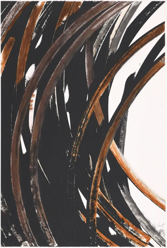 シルクスクリーン Venet - Untitled V (Arcs)