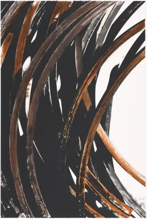 シルクスクリーン Venet - Untitled V (Arcs)