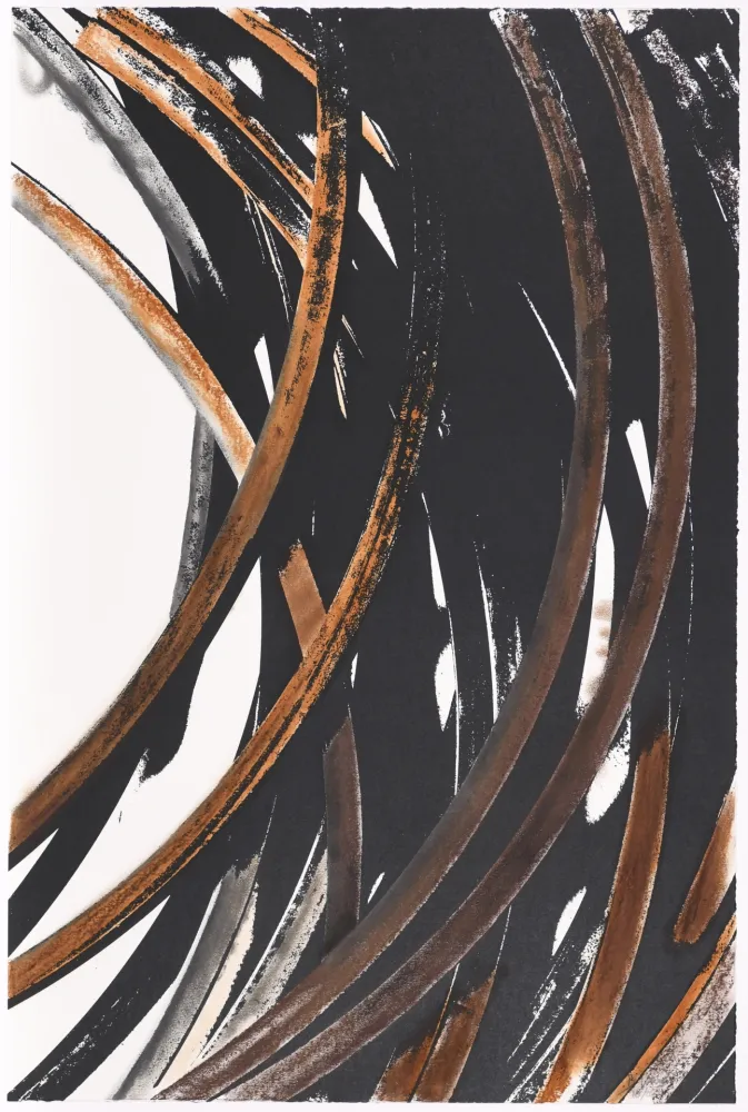 シルクスクリーン Venet - Untitled V bis (Arcs)