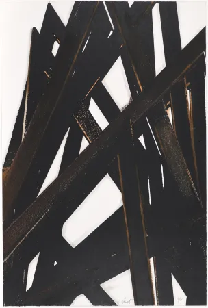 シルクスクリーン Venet - Untitled VIII (Angles)