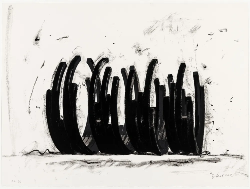 シルクスクリーン Venet - Variations on the Arc 03