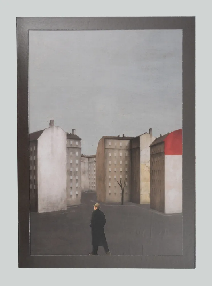 シルクスクリーン Ventura - L'uomo che guarda