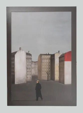 シルクスクリーン Ventura - L'uomo che guarda