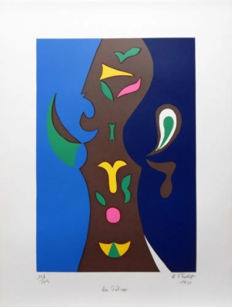 リトグラフ Verdet - La Prétresse