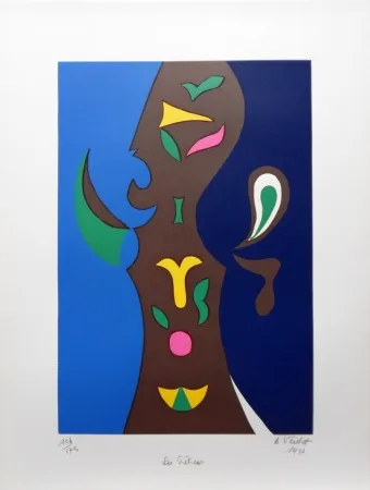 リトグラフ Verdet - La Prétresse