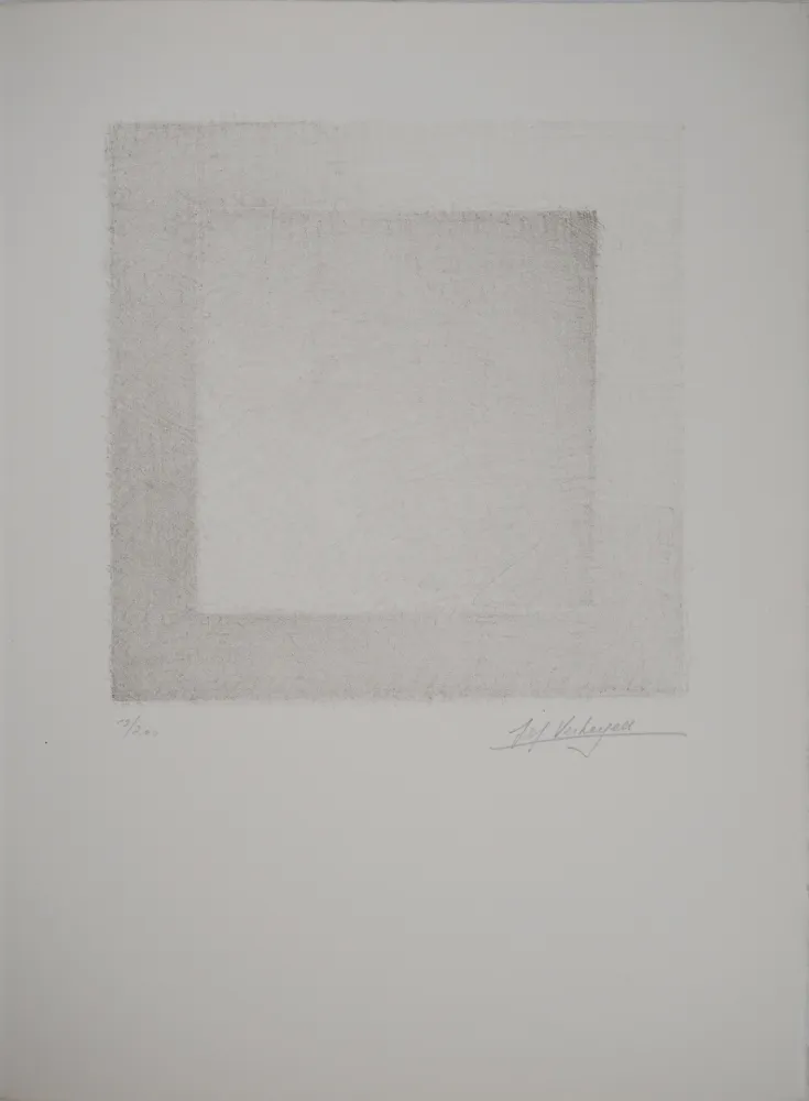 リトグラフ Verheyen - Carrés 