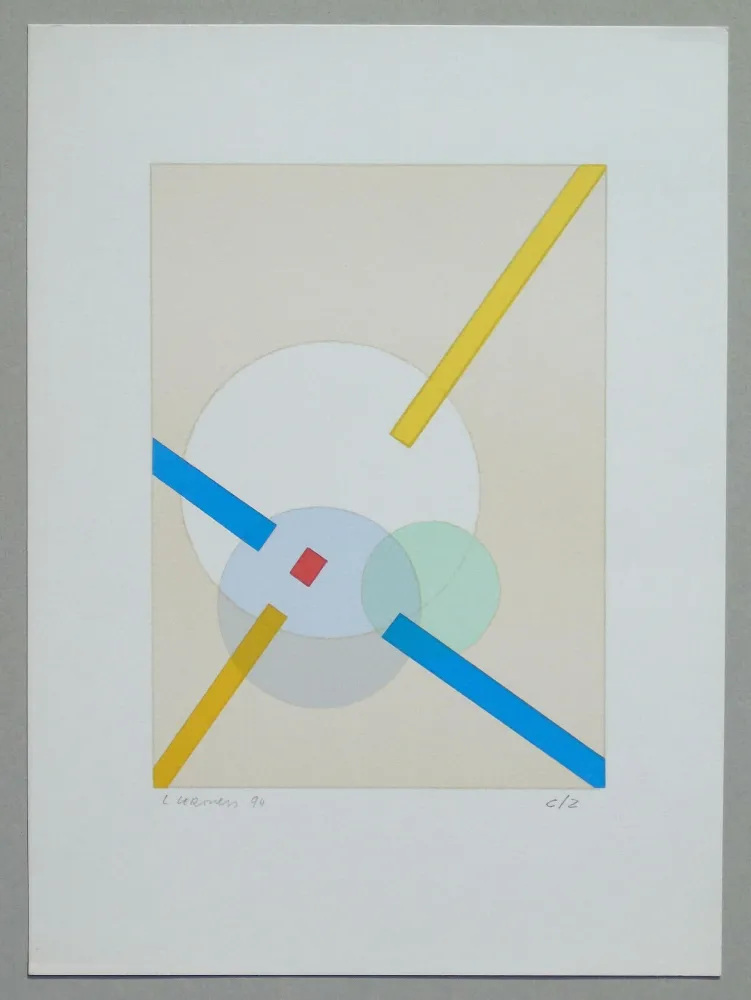 リトグラフ Veronesi - Composizione