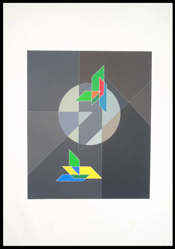 シルクスクリーン Veronesi - Composizione