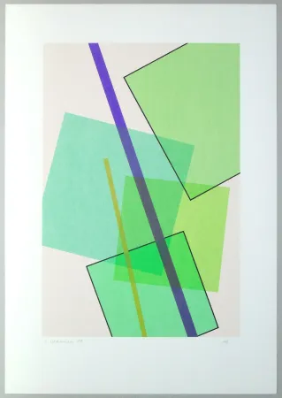 シルクスクリーン Veronesi - Composizione