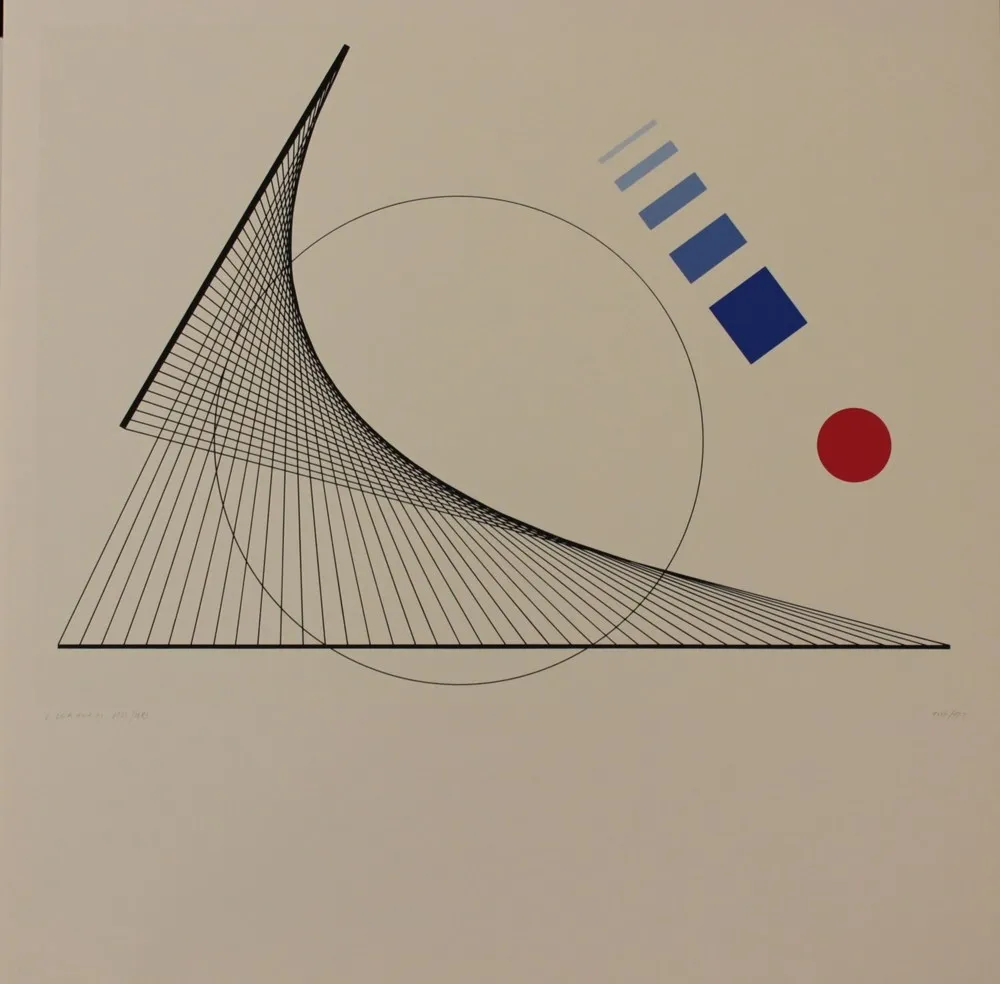 リトグラフ Veronesi - CONSTRUCTION - EXACTA FROM CONSTRUCTIVISM TO SYSTEMATIC ART 1918-1985