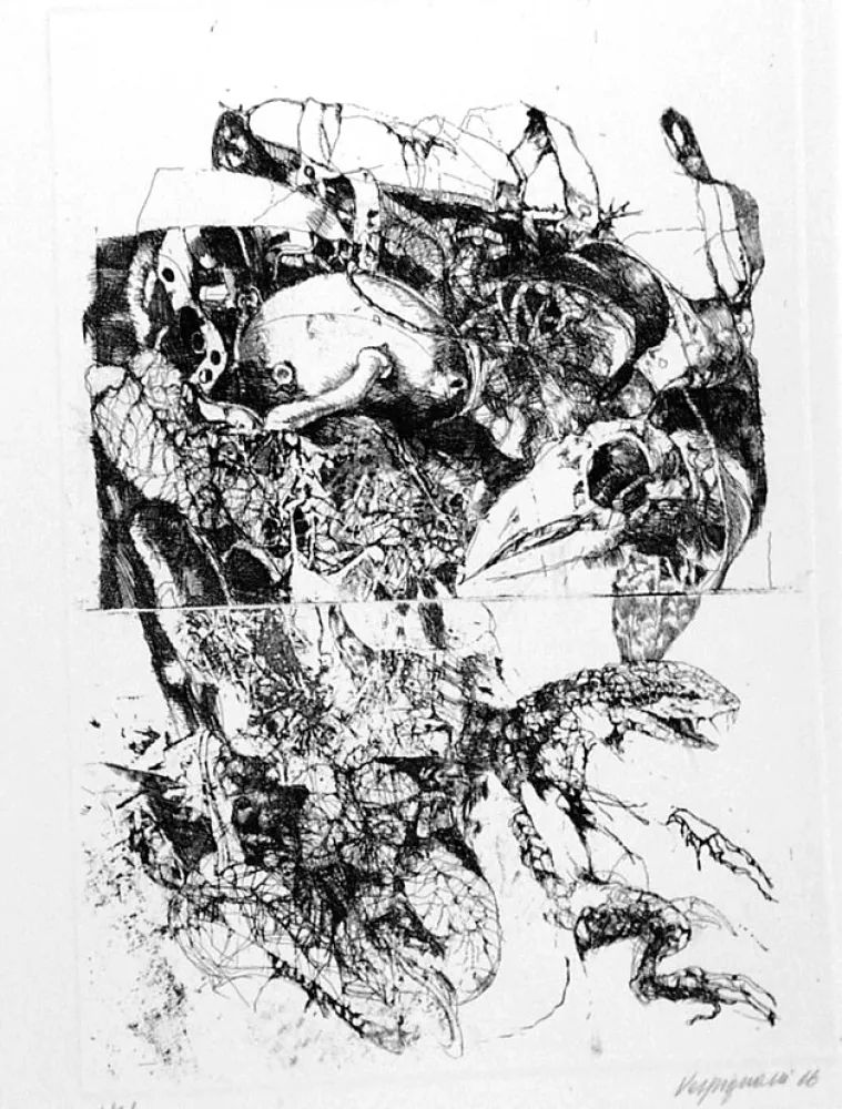 エッチング Vespignani - Rifiuti