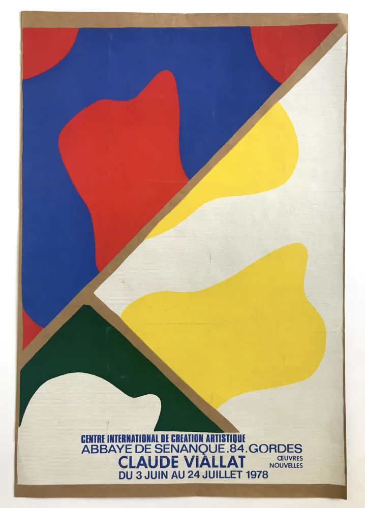 掲示 Viallat - Abbaye de Sénanque, Gordes