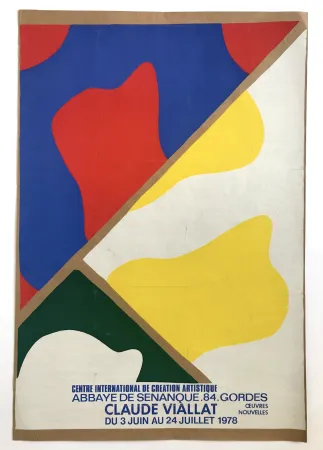 掲示 Viallat - Abbaye de Sénanque, Gordes