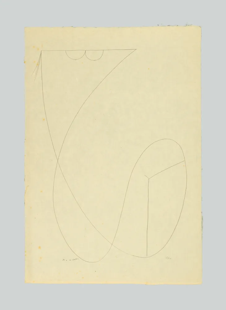 リトグラフ Viani - Composizione