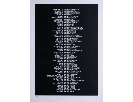 シルクスクリーン Vidor - Art history (Part One) première version 