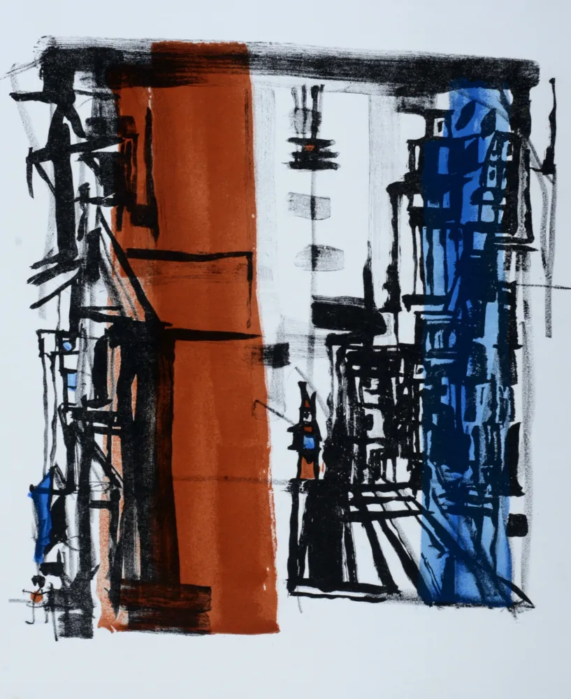 リトグラフ Vieira Da Silva - Bellini, 1977