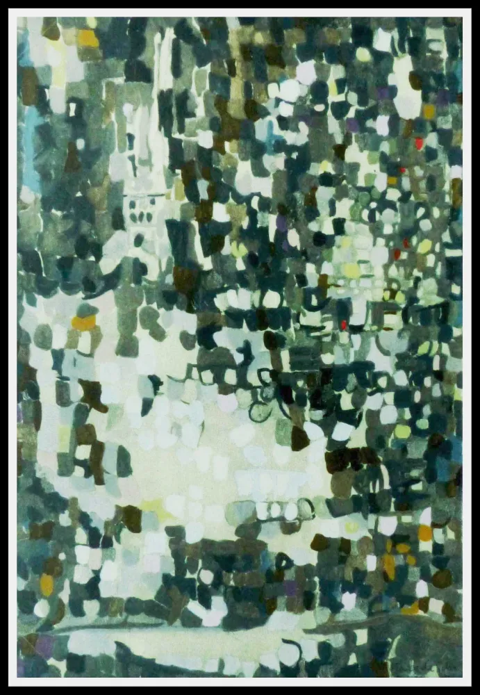 ステンシル Vieira Da Silva - COMPOSITION 