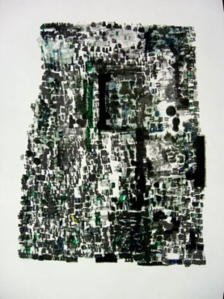 リトグラフ Vieira Da Silva - Grottes