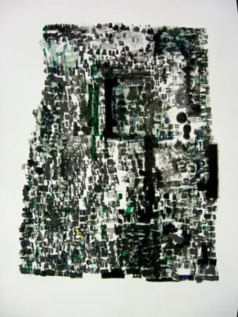 リトグラフ Vieira Da Silva - Grottes